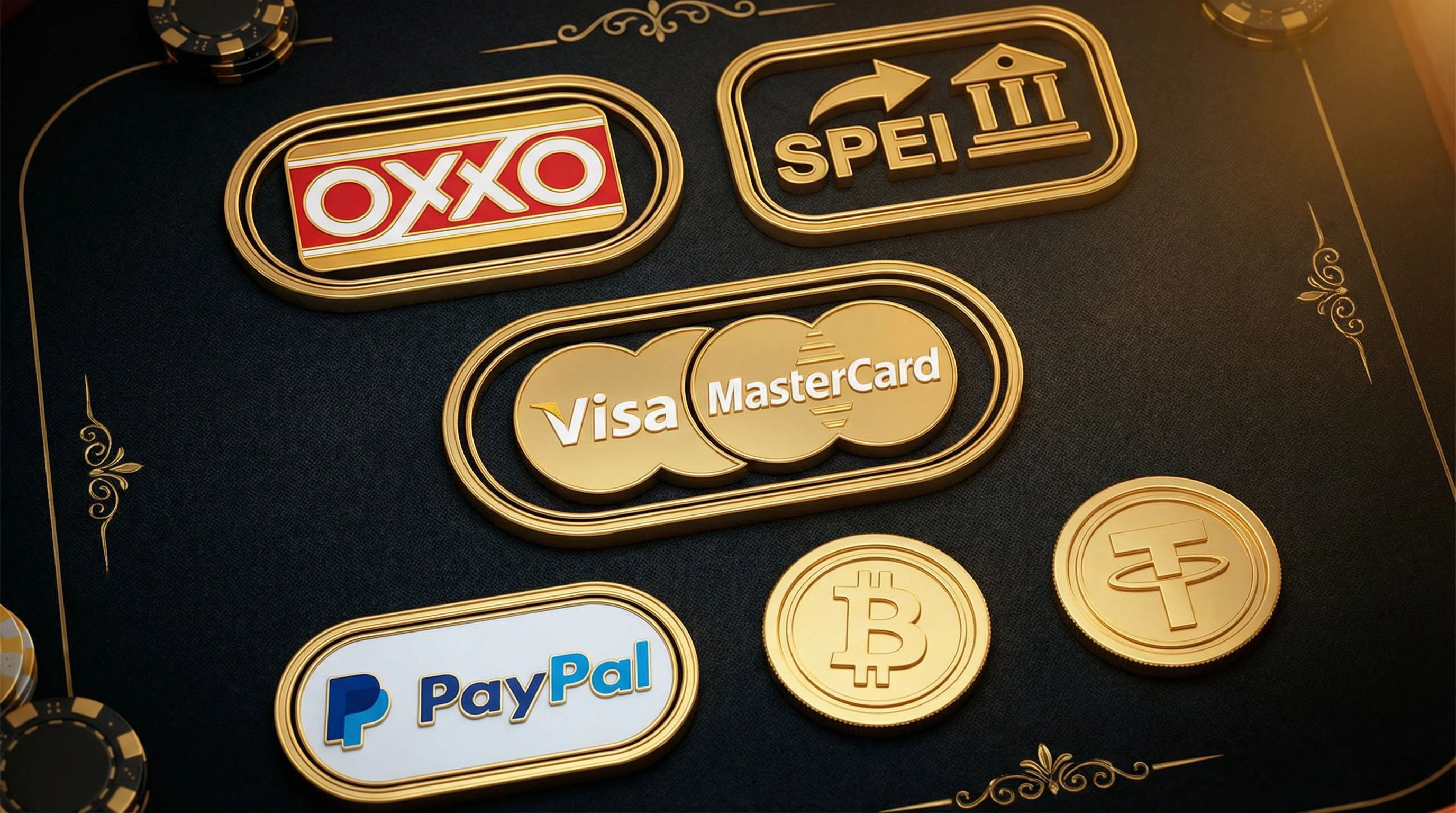 Todos los métodos de pago aceptados en Betsson Apuestas México